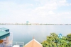 Lake side apartment for rent in Tay Ho with shared terrace